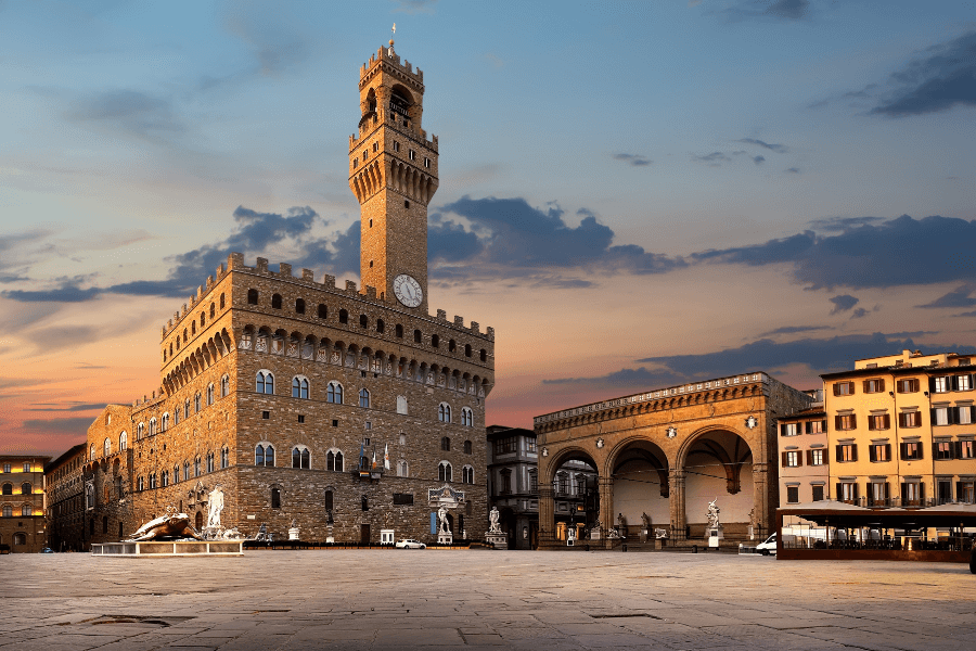 square of signoria in florence italy