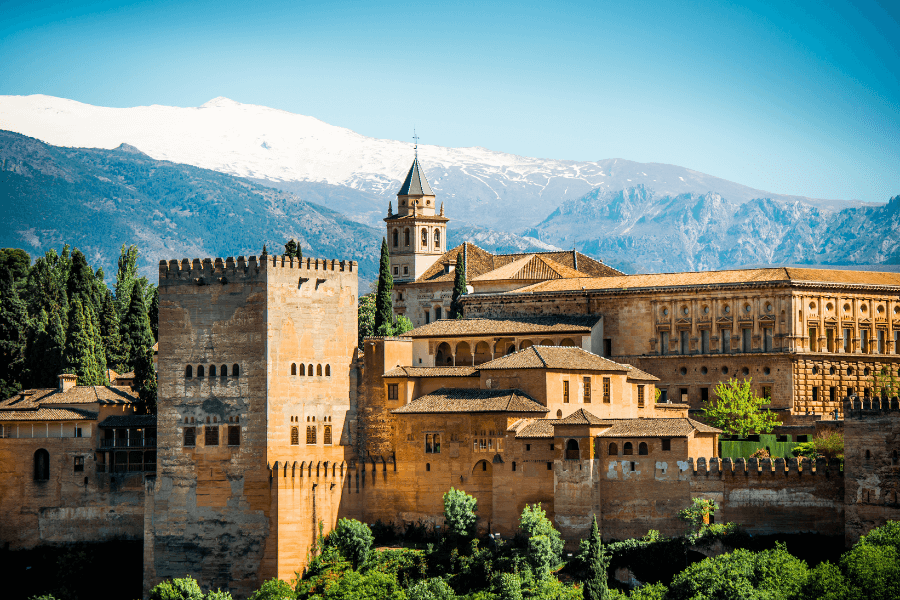 Alcazaba Of Alhambra Granada Spain
