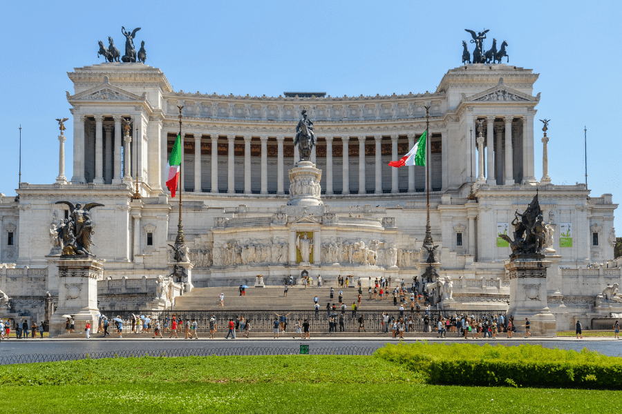 Altar of the Fatherland in Rome,Italy