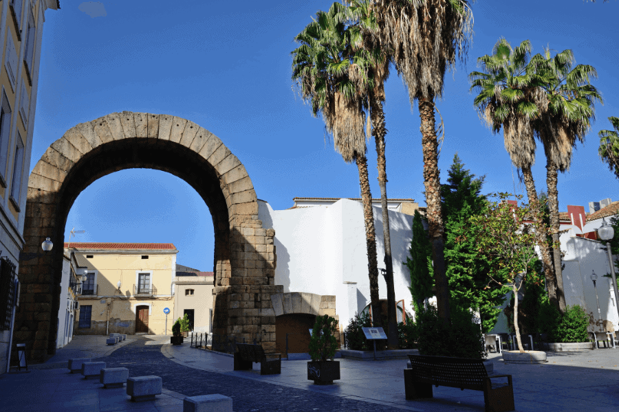 Arch of Trajano in Merida-Spain