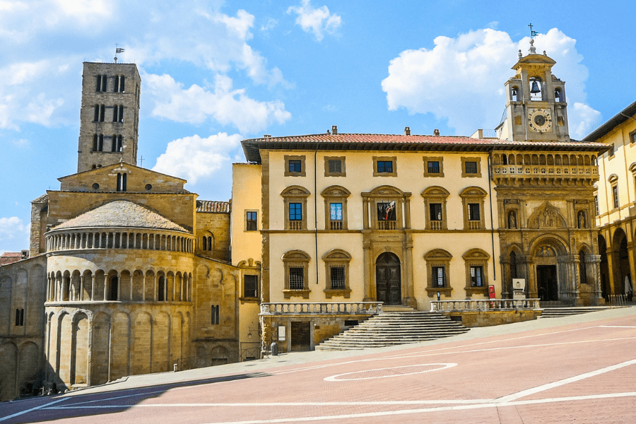 Arezzo town square