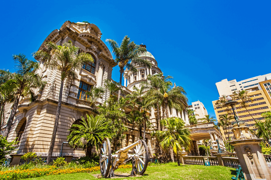 City hall of Durban in South Africa