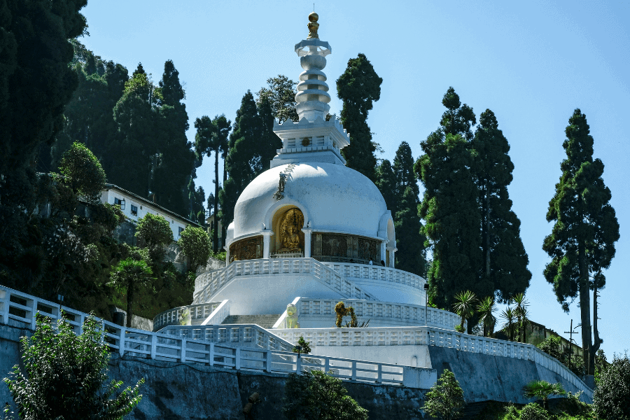 Darjeeling Temple in West Bengala India