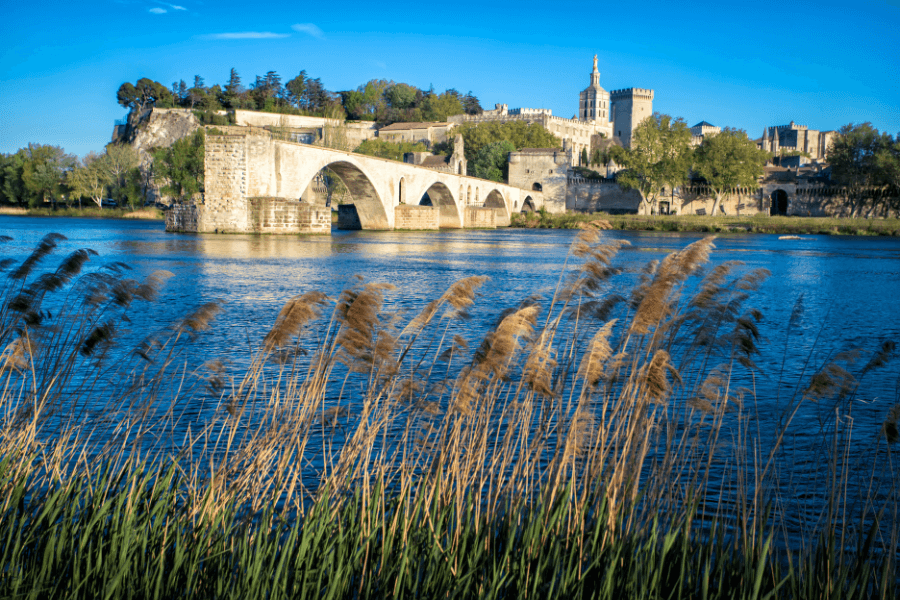 Famous bridge in Avignon