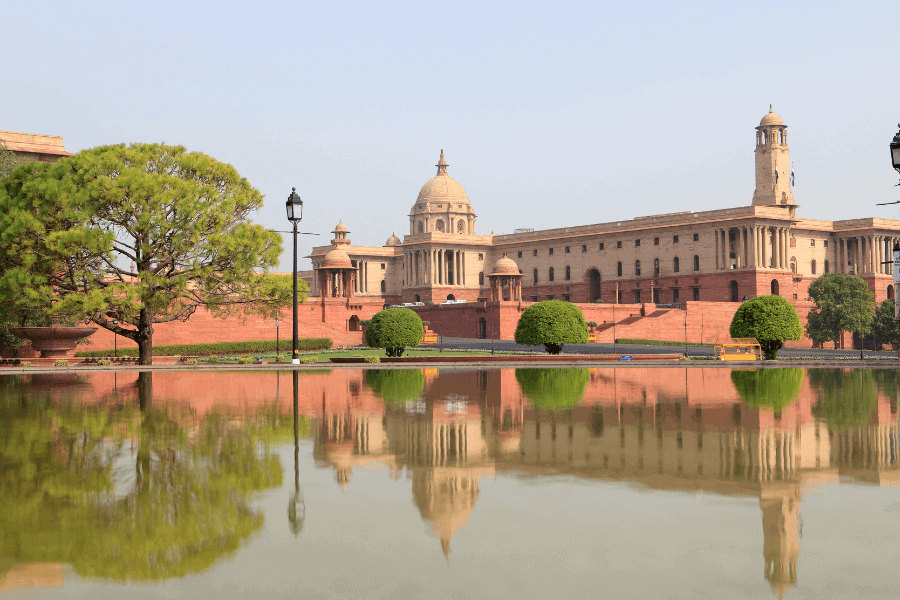Indian parlaiment in New Delhi