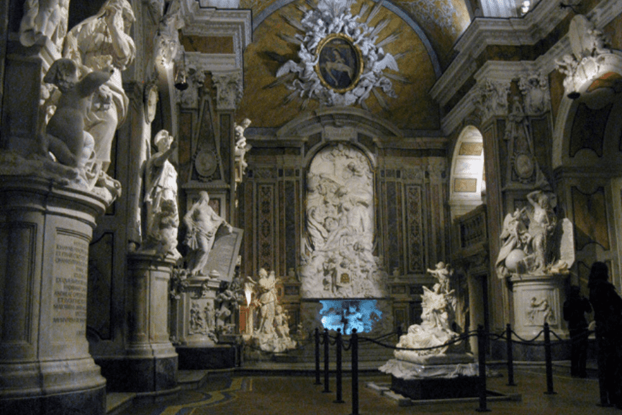 Inside Cappella Sansevero