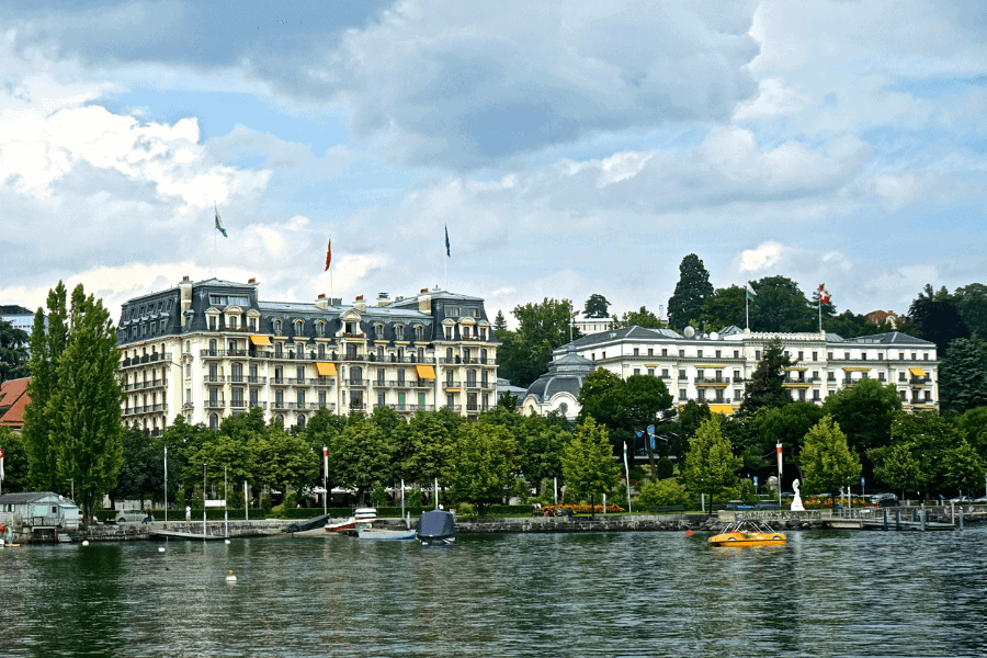 Lausanne palace in Switzerland
