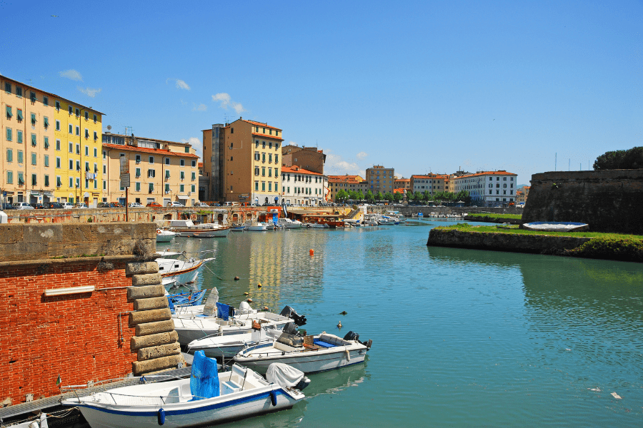 Livorno coastal city