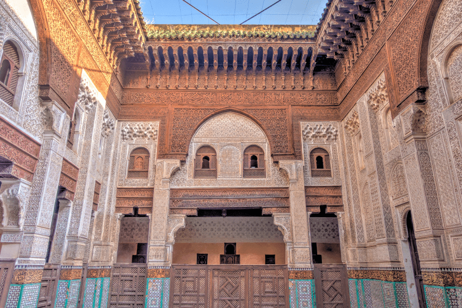 Madrasa Bou Inania in Meknes-Morocco