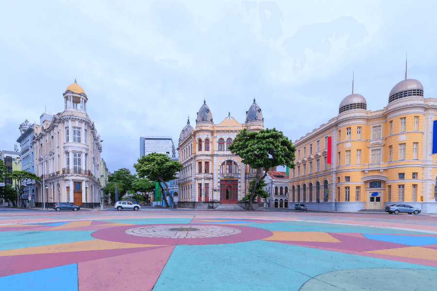 Marco Zero square in Recife