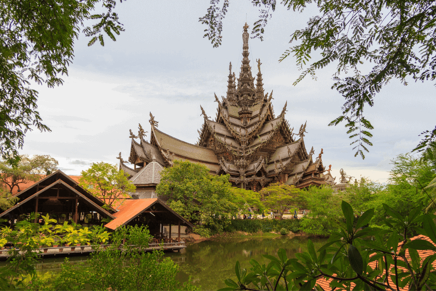 Pattaya temple in Thailand