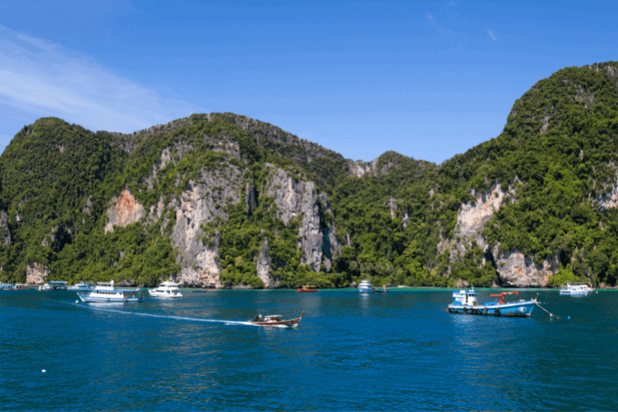 Phi Phi islands tourist attraction in Thailand