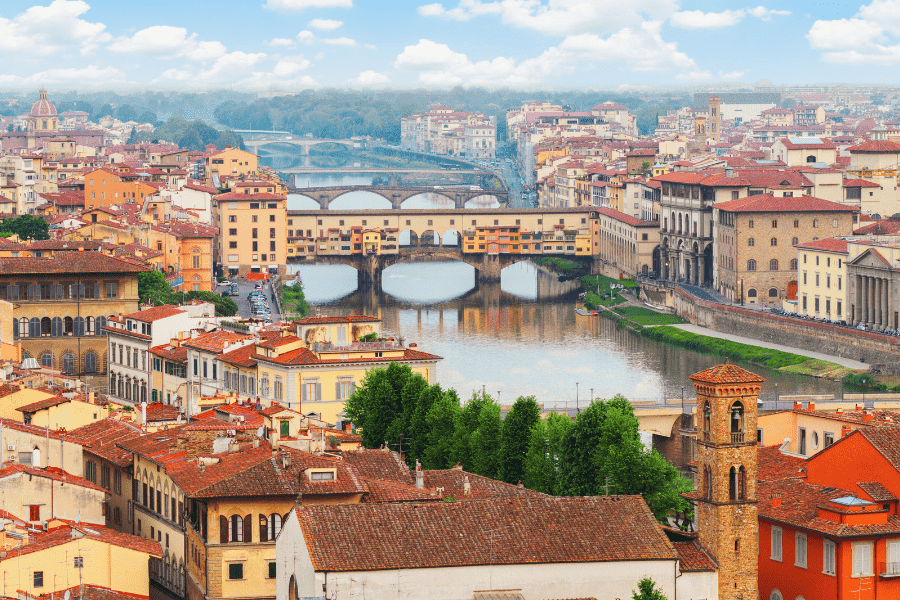 Ponte Vecchio in Florence, Tuscany