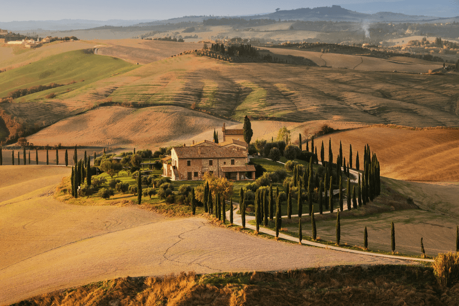 Val d’Orcia Tuscan countryside