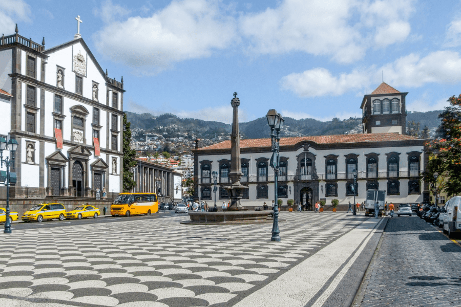 Funchal city in Madeira,Portugal