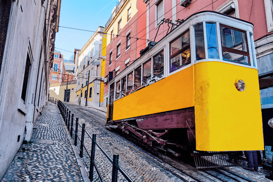 Funiculars in Lisbon