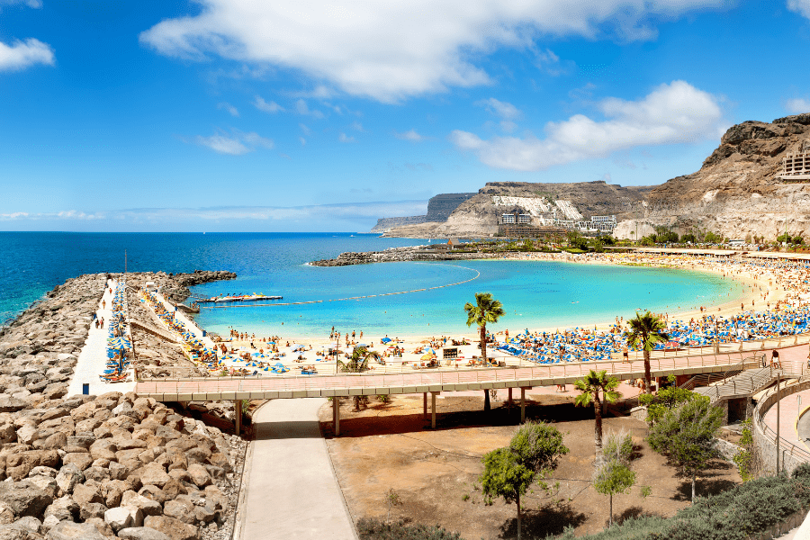 Maspalomas beach in Gran Canaria