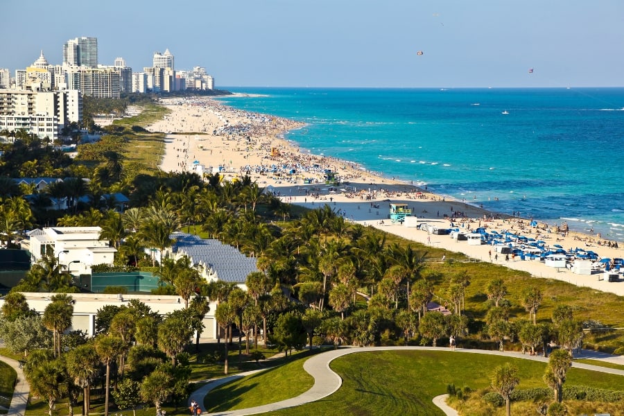 South Beach area of Miami