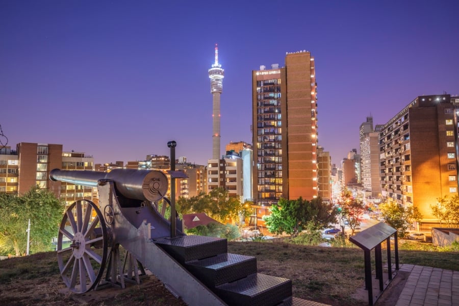 Constitution Hill in Johannesburg