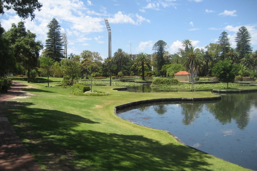 Queens Gardens in Perth