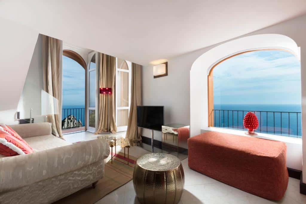 Hotel Punta Tragara on the island of Capri,Italy