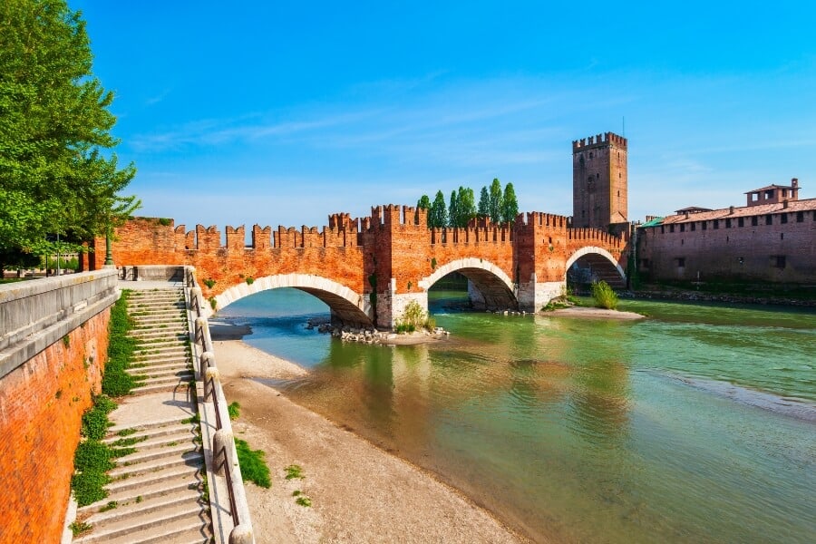 Ponte Scaligero And Castle Vecchio