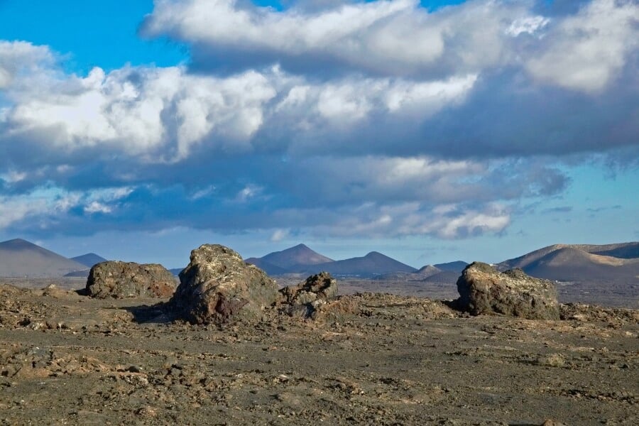 Timanfaya National Park on the Canary island of Lanzarote