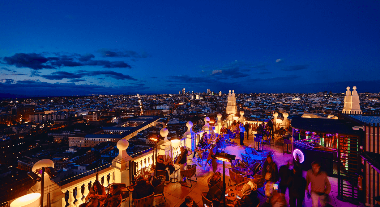 360º Rooftop Bar at Riu Plaza Espana - Madrid