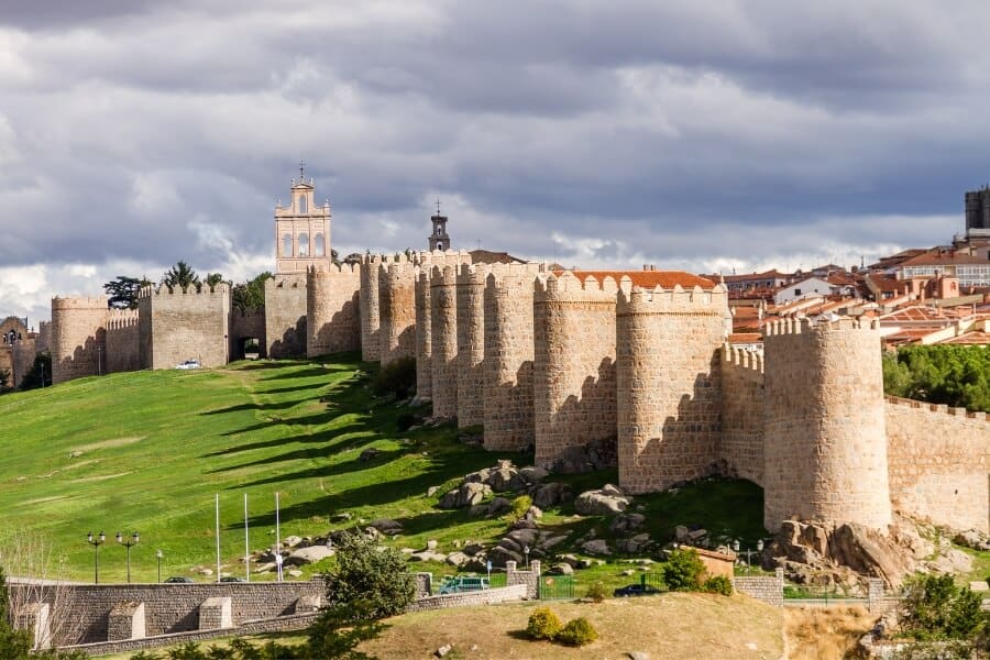 Ávila walled city in Spain