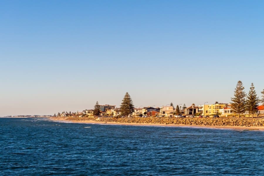Brighton Beach in Adelaide,SA