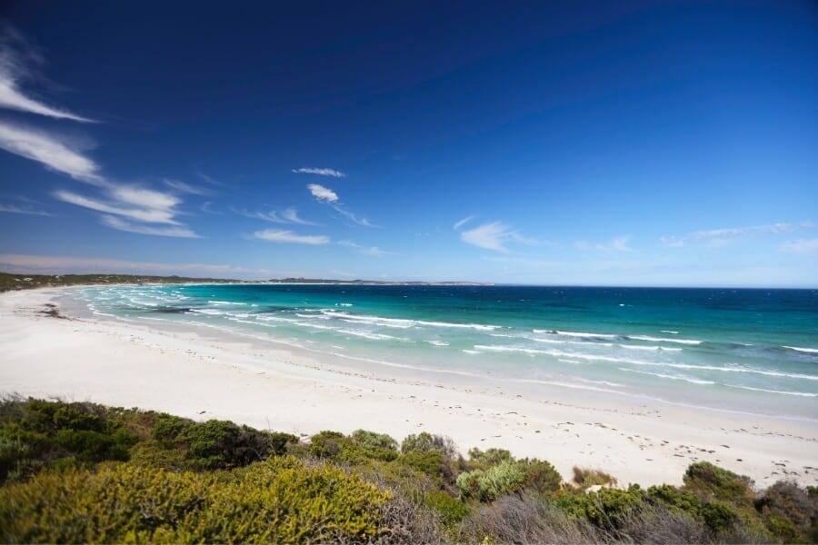 Vivonne Bay Beach on Kangaroo island in Australia