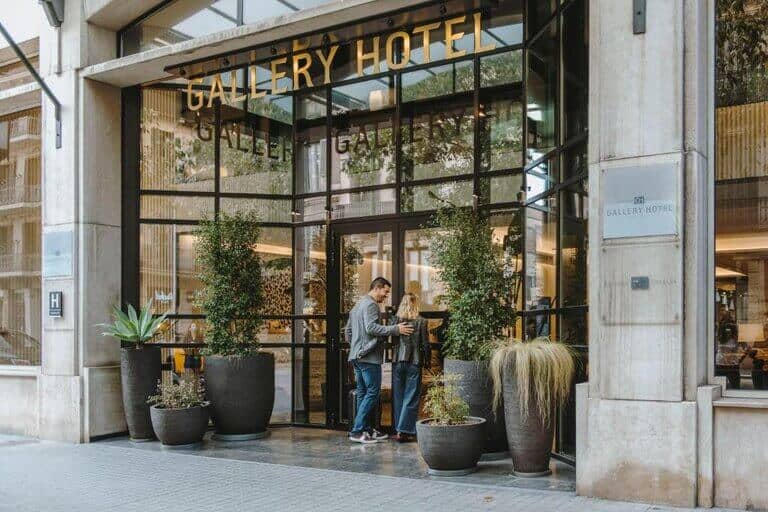 Gallery hotel entrance