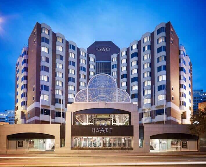 Hyatt Regency Perth entrance