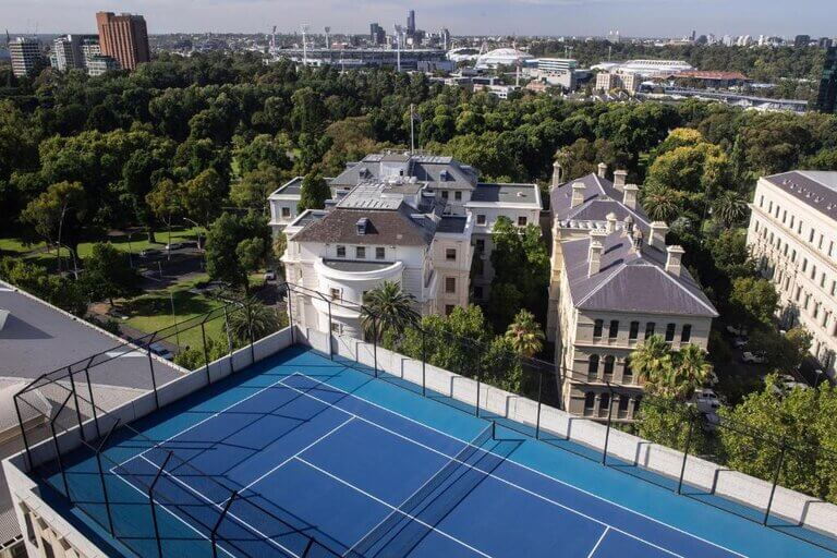 Park Hyatt Melbourne tennis field