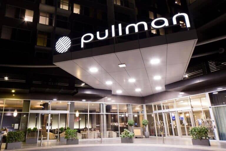 Pullman Adelaide hotel entrance