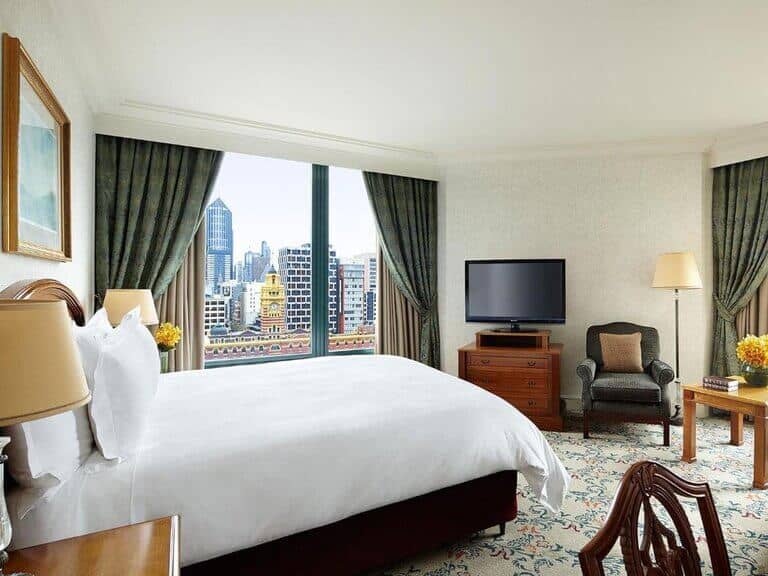 The Langham Melbourne hotel room