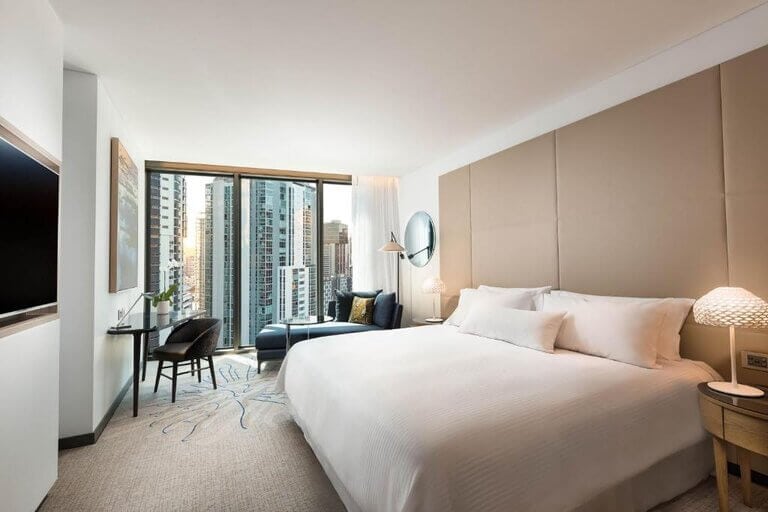 The Westin Brisbane hotel room