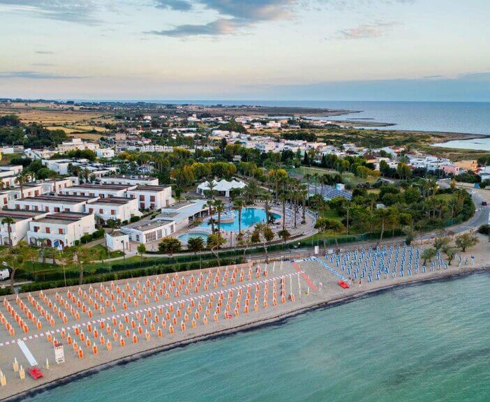 Hotel Blu Salento Village private beach