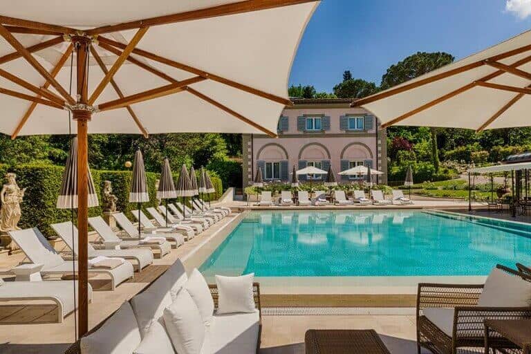 Hotel Villa Cora Florence outdoor pool