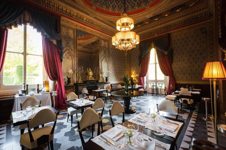 Hotel Villa Cora Florence restaurant