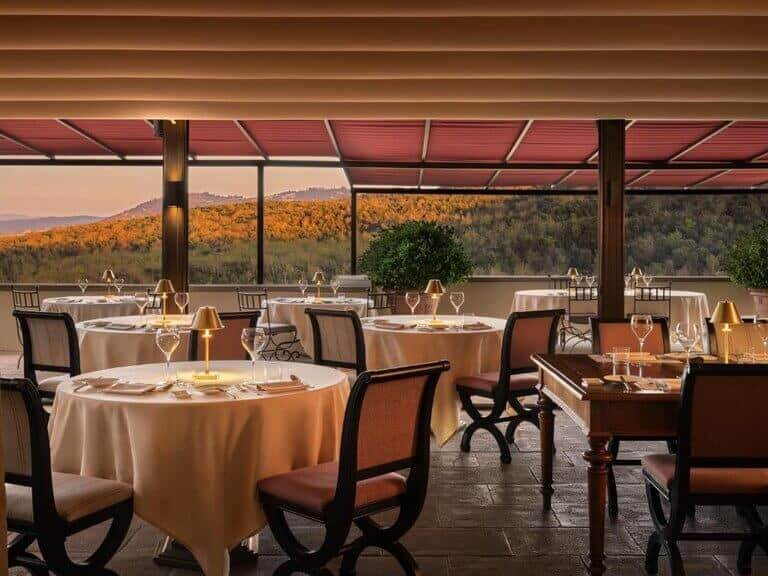 Rosewood Castiglion del Bosco restaurant