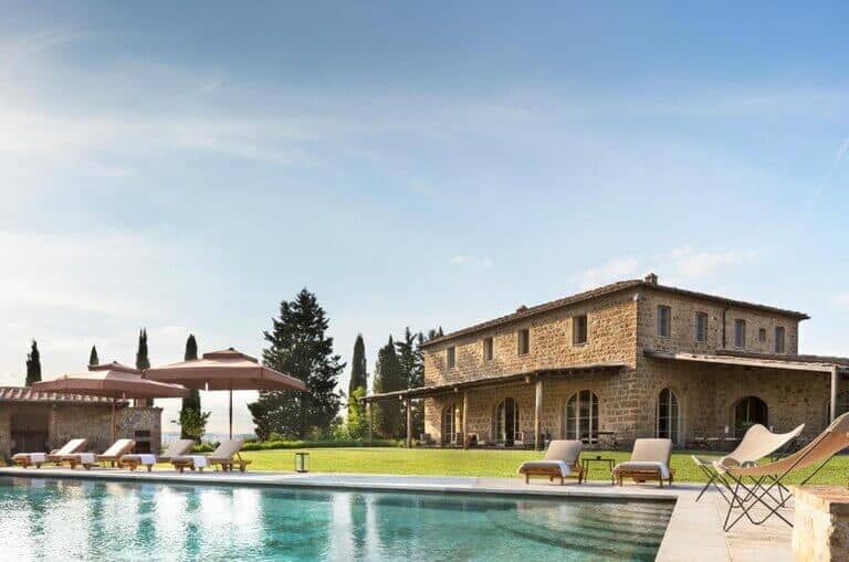 Rosewood Castiglion del Bosco swimming pool