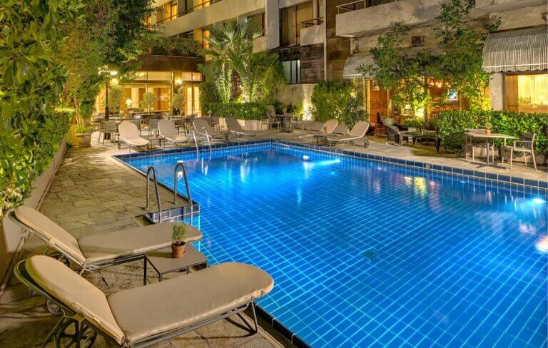 Divani Palace Acropolis swimming pool